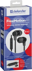 Defender - Vezeték nélküli sztereó headset FreeMotion B660