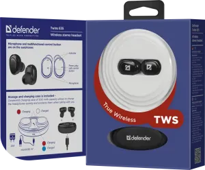 Defender - Vezeték nélküli sztereó headset Twins 635