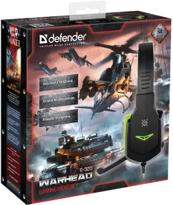 Defender - Gamer fejhallgató Warhead G-320
