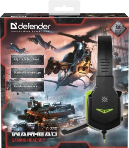 Defender - Gamer fejhallgató Warhead G-320