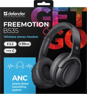 Defender - Vezeték nélküli sztereó headset FreeMotion B535