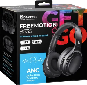 Defender - Vezeték nélküli sztereó headset FreeMotion B535