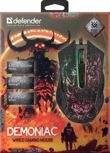 Defender - Vezetékes gamer egér Demoniac GM-540L