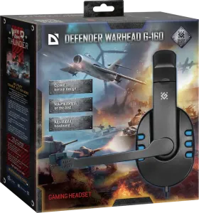 Defender - Gamer fejhallgató Warhead G-160
