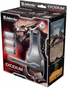 Defender - Gamer fejhallgató Excidium