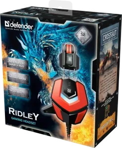 Defender - Gamer fejhallgató Ridley