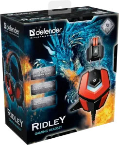 Defender - Gamer fejhallgató Ridley