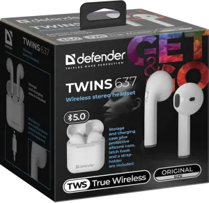Defender - Vezeték nélküli sztereó headset Twins 637