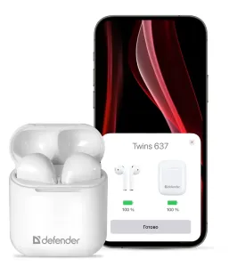 Defender - Vezeték nélküli sztereó headset Twins 637