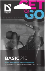 Defender - Fülbe helyezhető fülhallgató Basic 210