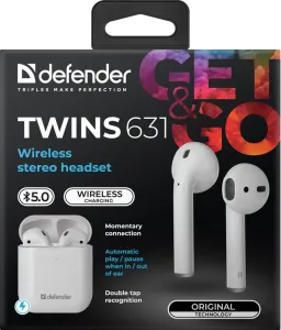 Defender - Vezeték nélküli sztereó headset Twins 631