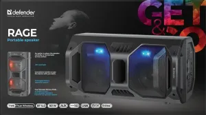 Defender - Hordozható hangszóró Rage