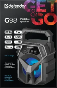 Defender - Hordozható hangszóró G98