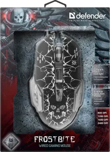 Defender - Vezetékes gamer egér FrostBite GM-043