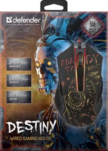 Defender - Vezetékes gamer egér Destiny GM-918