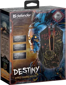 Defender - Vezetékes gamer egér Destiny GM-918