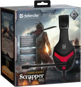 Defender - Gamer fejhallgató Scrapper 500