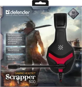 Defender - Gamer fejhallgató Scrapper 500