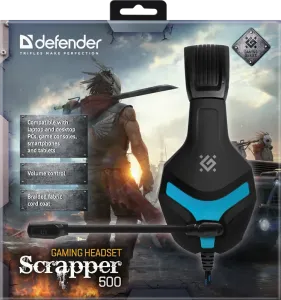 Defender - Gamer fejhallgató Scrapper 500