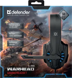 Defender - Gamer fejhallgató Warhead G-390