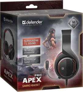 Defender - Gamer fejhallgató Apex Pro