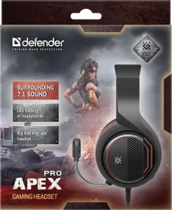 Defender - Gamer fejhallgató Apex Pro
