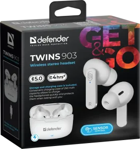 Defender - Vezeték nélküli sztereó headset Twins 903