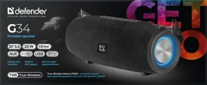 Defender - Hordozható hangszóró G34