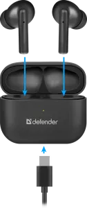 Defender - Vezeték nélküli sztereó headset Twins 907
