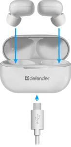 Defender - Vezeték nélküli sztereó headset Twins 905