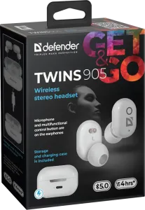 Defender - Vezeték nélküli sztereó headset Twins 905