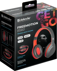Defender - Vezeték nélküli sztereó headset FreeMotion B560