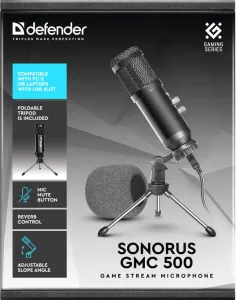 Defender - Gaming stream mikrofon Sonorus GMC 500