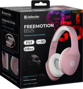 Defender - Vezeték nélküli sztereó headset FreeMotion B525
