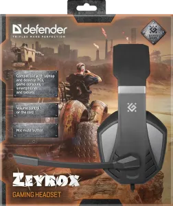 Defender - Gamer fejhallgató Zeyrox