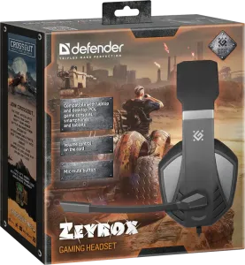 Defender - Gamer fejhallgató Zeyrox
