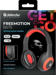 Defender - Vezeték nélküli sztereó headset FreeMotion B575