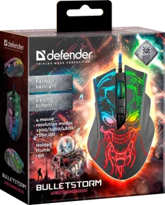 Defender - Vezetékes gamer egér Bulletstorm GM-928