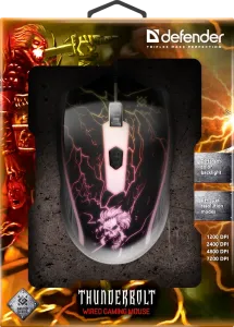 Defender - Vezetékes gamer egér Thunderbolt GM-925