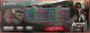 Defender - Gamer szett Anger MKP-019