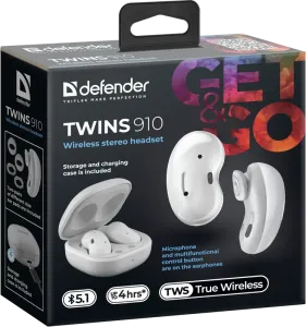 Defender - Vezeték nélküli sztereó headset Twins 910