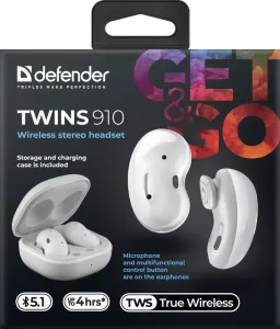 Defender - Vezeték nélküli sztereó headset Twins 910