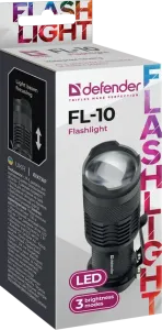 Defender - Zseblámpa FL-10, XP-E, 3 modes
