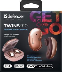 Defender - Vezeték nélküli sztereó headset Twins 910