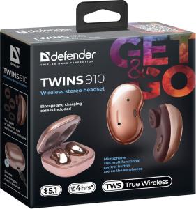 Defender - Vezeték nélküli sztereó headset Twins 910