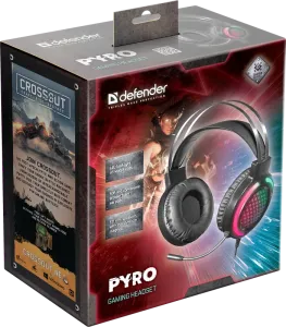Defender - Gamer fejhallgató Pyro