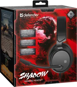 Defender - Gamer fejhallgató Shadow