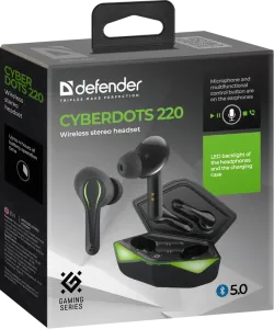 Defender - Vezeték nélküli sztereó headset CyberDots 220
