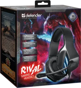 Defender - Gamer fejhallgató Rival