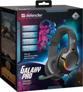 Defender - Gamer fejhallgató Galaxy Pro